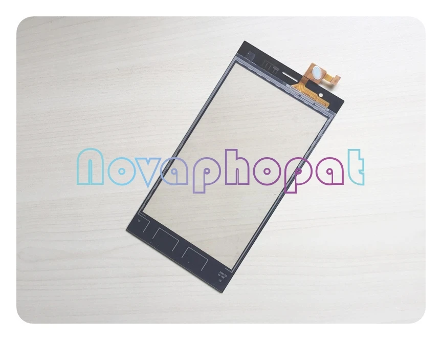 Novaphopat Черный сенсорный экран для Nomi i503 дигитайзер Сенсорная панель Замена +