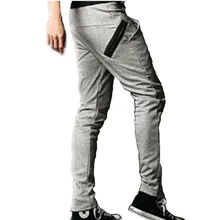Весна осень мужские модные мужские брюки-шаровары повседневные Хип-хоп брюки тренировочные штаны с карманами дизайнерские брюки