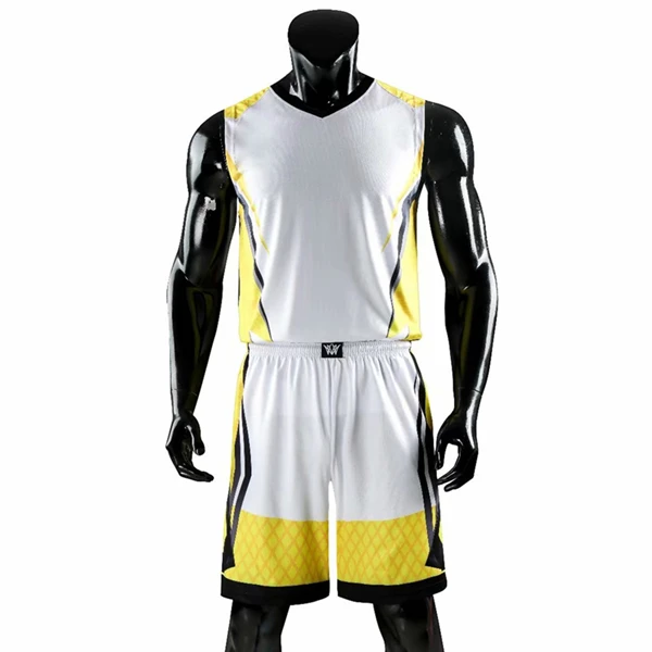 Одежда высшего качества 6XL Для мужчин Для женщин Детский Баскетбол Трикотажные комплекты Униформа спортивный комплект Костюмы рубашки и шорты костюм Sportswer команда Индивидуальные - Цвет: Yellow