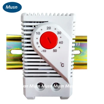 

10pcs/lot compact -10 to +50 degree adjustable temperature controller thermostat connection of heater for cabinet KTO 011 KTO011