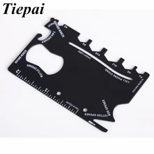 Tiepai Credit Card Tools Multifunctional Pocket Knife Wallet Multi Tool Multitool Camping Survival Tools Wrench Microtech Ninja