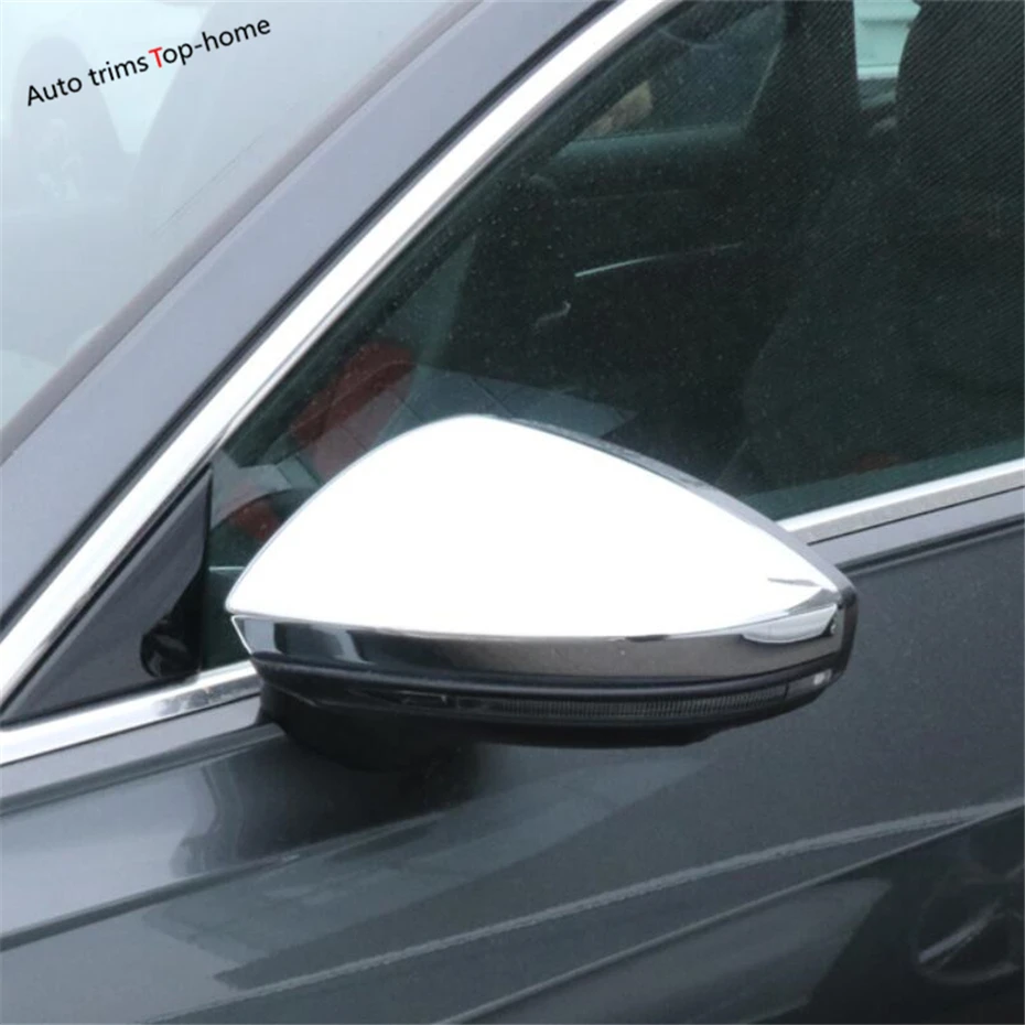 Yimaautotrims внешняя дверь зеркало заднего вида комплект защиты крышки отделка 2 шт. ABS Подходит для Audi A6 C8 хромовое углеродное волокно вид