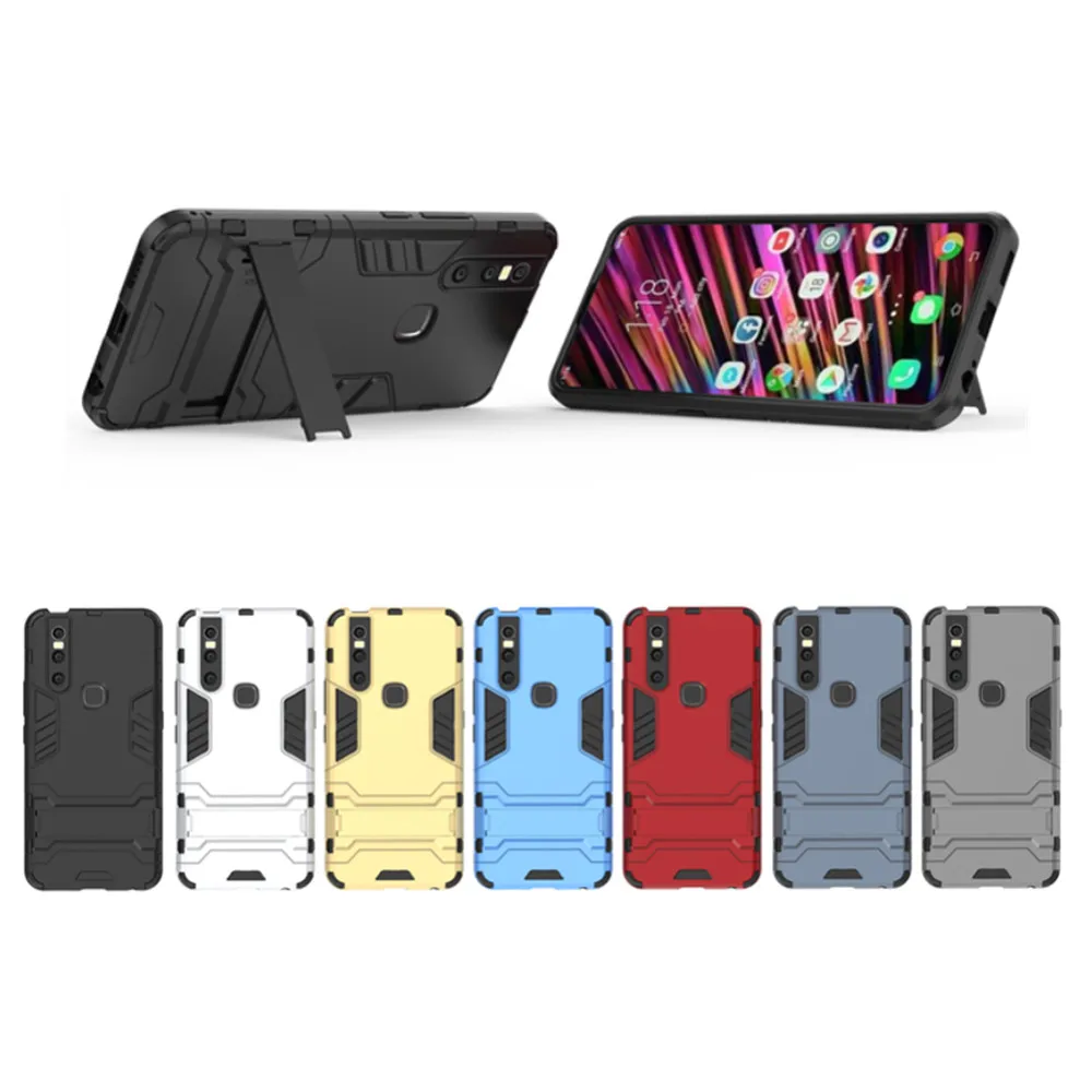 For Vivo V15 Pro V15 Case For Vivo V15pro Case 3D Combo Armor Shockproof Phone Back Cover Silicone Case For Vivo V15 Pro Konsmrt