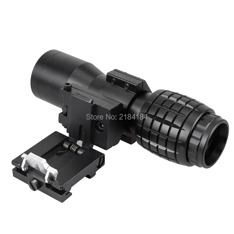 FIRE WOLF Red Dot Sight Scope 5x Лупа быстрый флип-прицел флип для бокового крепления подходит для 20 мм Вивера крепление красная точка