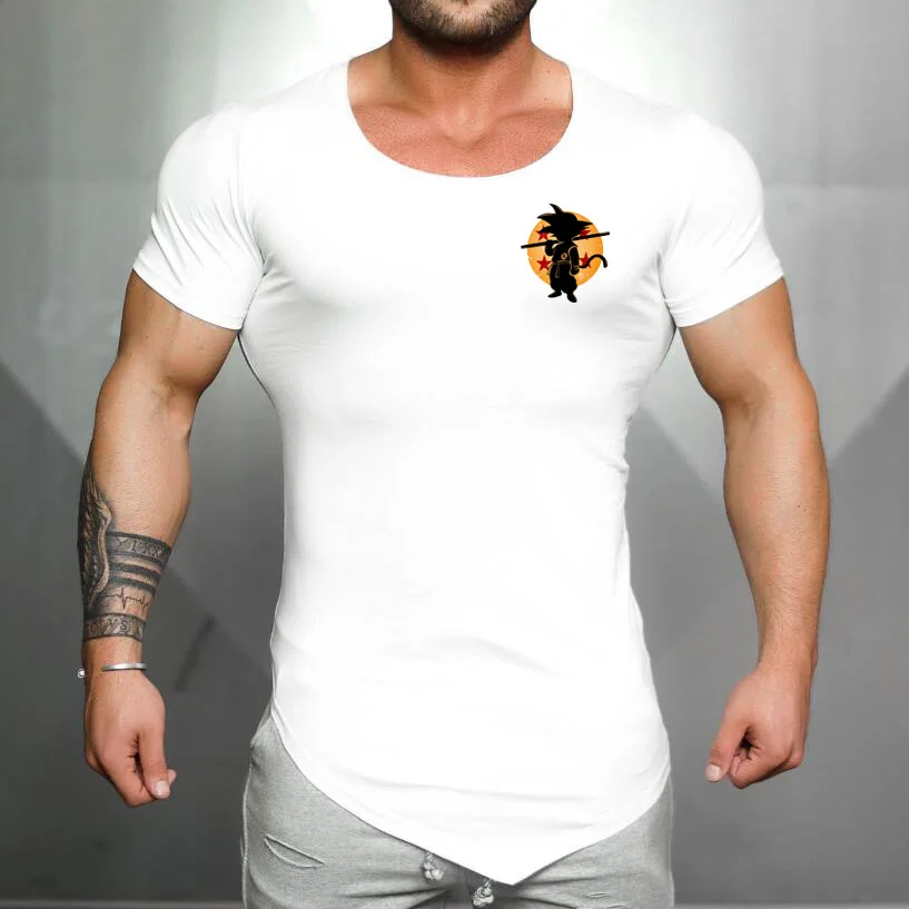 

Dragon Ball T shirt Men 2019 Summer Tshits Anime T-shirt Comics Compression Tops Goku Z Tee Fashion slim fit Vegeta Camiseta