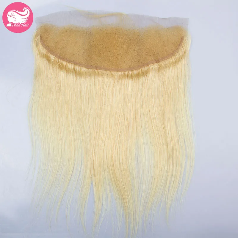 13x4 Blonde Lace Frontal Malaysian Virgin Straight Hair Full Lace
