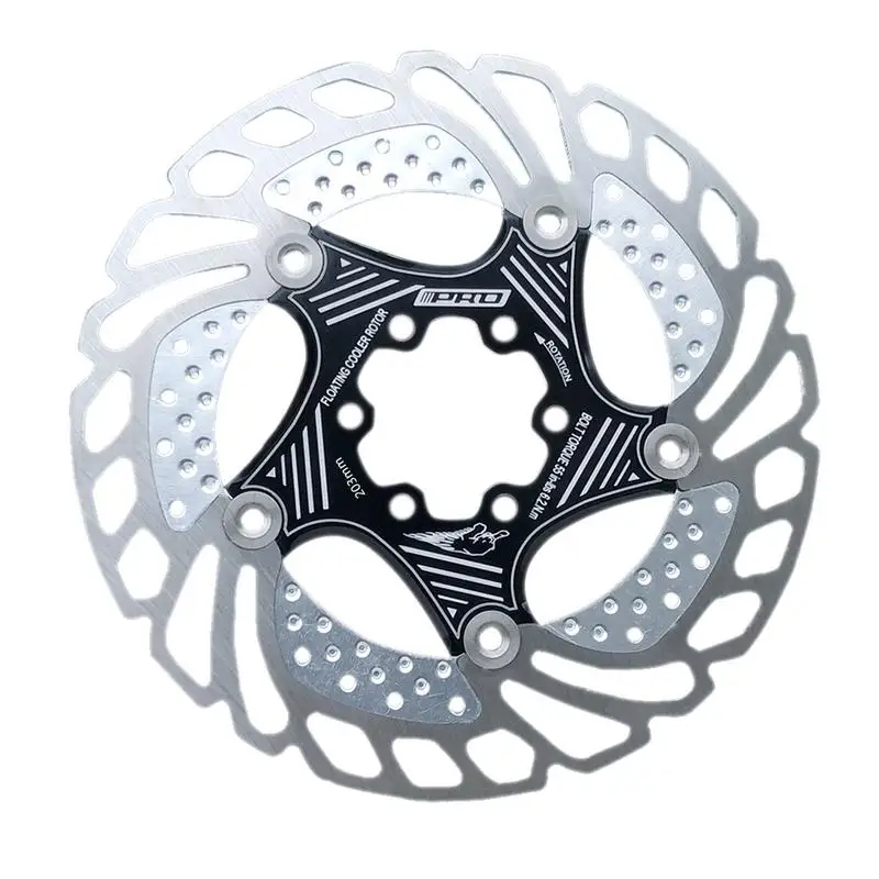 

LACYIE Disc Brake Rotors 203mm Bike Cooling Brake Rotors Radiating Brake Disc Floating Rotor 6 Screws Hydraulic Brake Disk