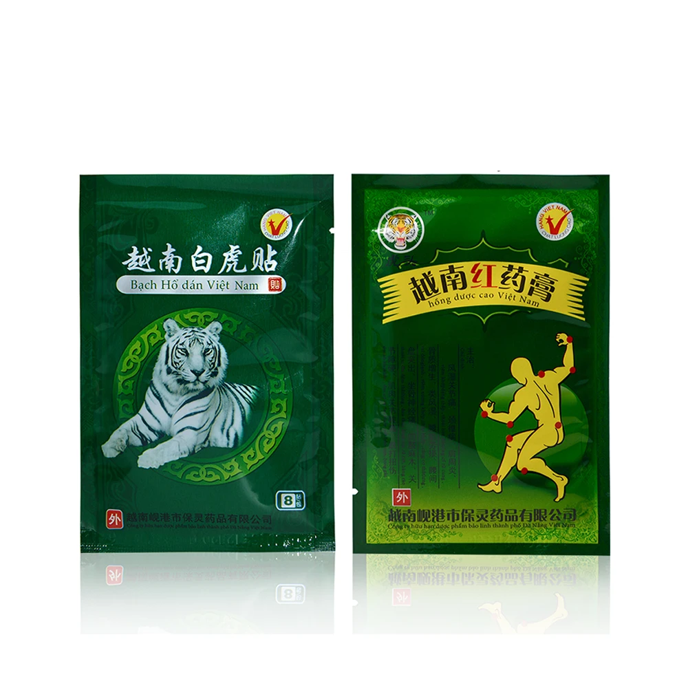 Sumifun Vietnam Balm штукатурка + 8 шт. массажный пластырь для снятия боли красный бальзам с