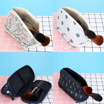 

Printed Travel Cosmetic Bag Portable Large Capacity Double Deck Cosmetic Bag jl0318