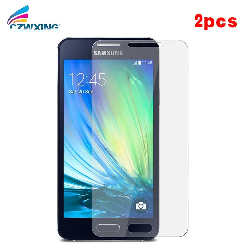 Закаленное стекло для Samsung Galaxy A5 2015 2 шт. Защитная пленка A500 A500f SM A500F защитное