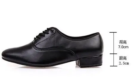 DB24039 Leather latin shoes men-6