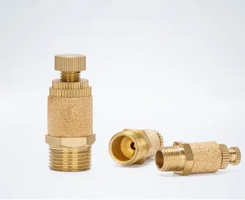 

Free shipping Series throttle silencer SLL-04 Thread 1/2" copper silencer