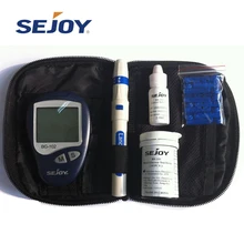 Fast onsite testing Digital Blood Glucometer(without) +100 test strips +100 blood collection needles +100 steriles