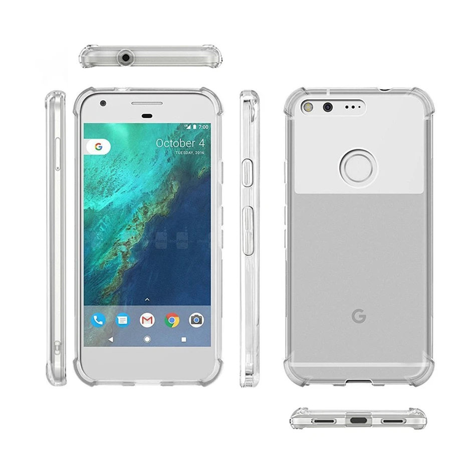 pixel 6 phone case מחוזק סיליקון מקרה עבור Google פיקסל 3a 4a 5a 6a ברור מקרה עבור Google פיקסל 1 2 3 4 XL 5 6 פרו גמיש עמיד הלם כיסוי google pixel 6 wallet case