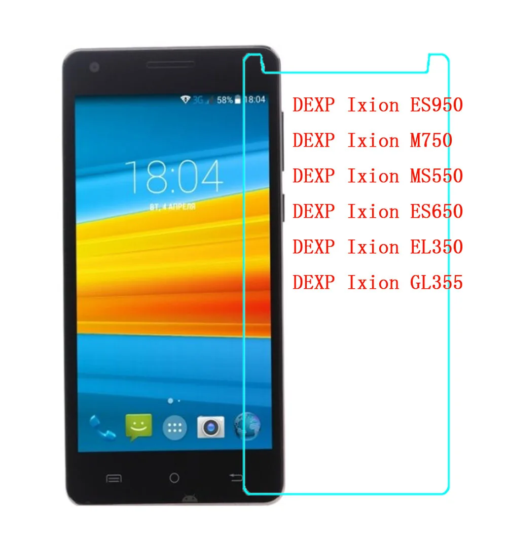 Для DEXP Ixion ES950 Hipe закаленное Стекло Экран защитная пленка 9 H 2.5D Защитная для M750 MS550