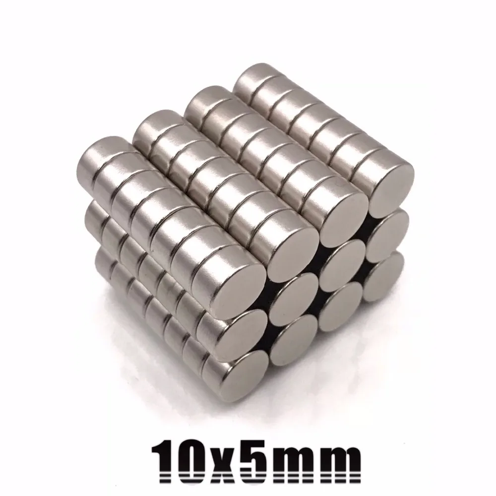 10/20/50/100 шт. 10x5 магнит 10x5 мм супер сильного прилипания neo dymium D10x5 магниты N35 D10x5mm, 10*5 мм постоянный магнит DC 10*5