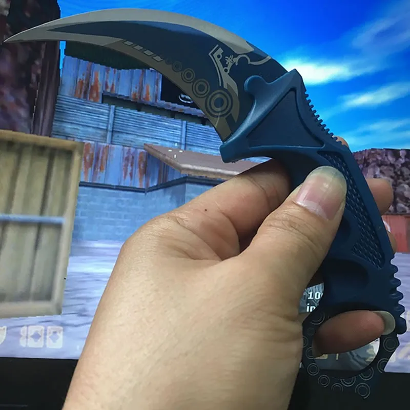 Generator hydrogen skjorte MUKASZ CS GO Karambit knife Urban Masked Stained Doppler Fade Tiger Tooth  Slaughter Scorched M9 Butterfly Blue Knives Skins KA K|m9 airsoft|m9  phonem9 tv - AliExpress