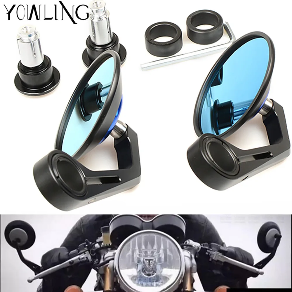1 Pair Motorcycle Mirror 7/8&amp;amp;amp;amp;amp;amp;amp;amp;amp;amp;amp;amp;amp;amp;amp;amp;amp;amp;amp;amp;amp;amp;amp;amp;amp;amp;amp;amp;amp;amp;quot; Universal Round Mirrors Motorbike Motorcycle Handle Bar End Motorcycle rearview Side mirror