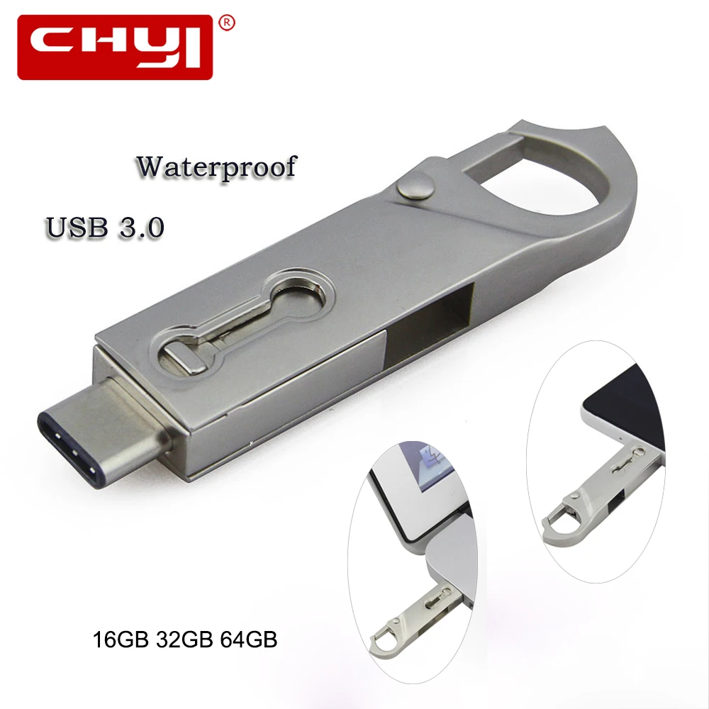 OTG Type C font b USB b font 3 0 Flash Drive 16 32 64GB PC