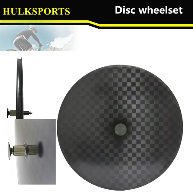 Best price at $670 Cheap Cheap carbon disc wheel clincher,700c full carbon fiber disc rear wheel,3K glossy rim surface/ud glossy