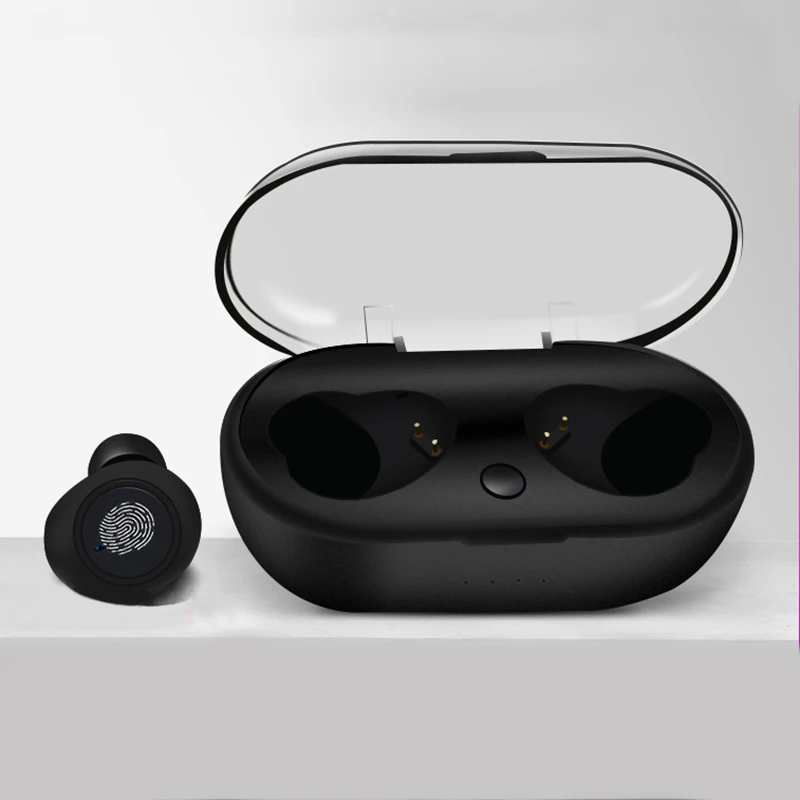 W5 Smart touch Frosted material Bluetooth 5.0 Earplugs Only 5.5g Wireless Waterproof Noise reduction headset call sport earphone