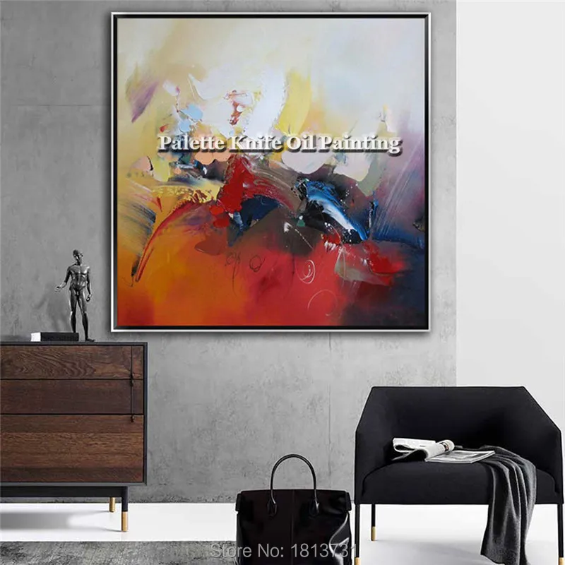Hand painted canvas oil paintings handmade Wall art Pictures for living room modern abstract cuadros quadro Home decorative17-19 Hand painted canvas oil paintings handmade Wall art Pictures for living room modern abstract cuadros quadro Home decorative17-19