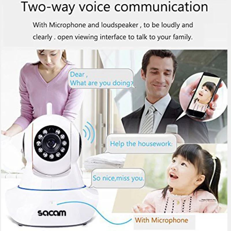 Sacam Wireless IP Camera SASDIGI72M2WL