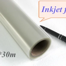 180gsm широкоформатная краска для струйной печати пленка для трафаретной печати 6"* 30 м