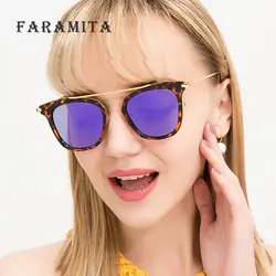 Faramita Фирменная Новинка 2018 красочные конфеты кошачий глаз Винтаж Для женщин солнцезащитные очки поляризованные UV400 объектив очки