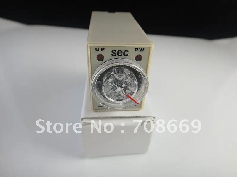 

AC 220V Delay Timer Time Relay 0~10 Second H3Y-4 & Base