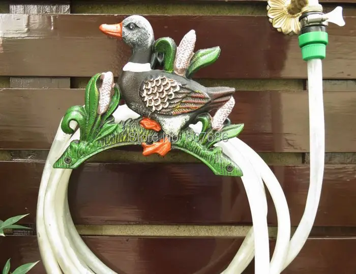 Buy Cast Iron Wall Mounted Hose Holder Duck Hosepipe