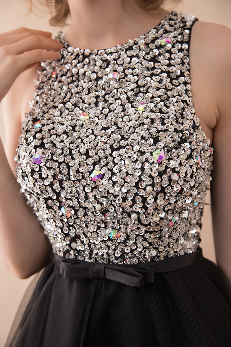 Black and silver cocktail dress Clearance