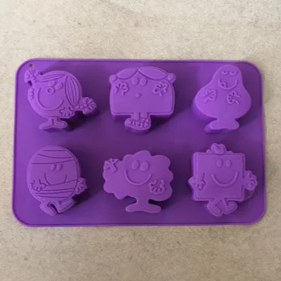 Silicone Barbapapa Chocolat Savon Pudding Jelly Bonbons Glace Cookie Biscuit Mold Moule Pan Ustensiles De Cuisson Aliexpress