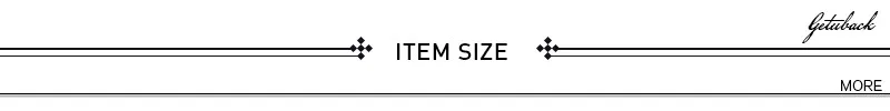 item size