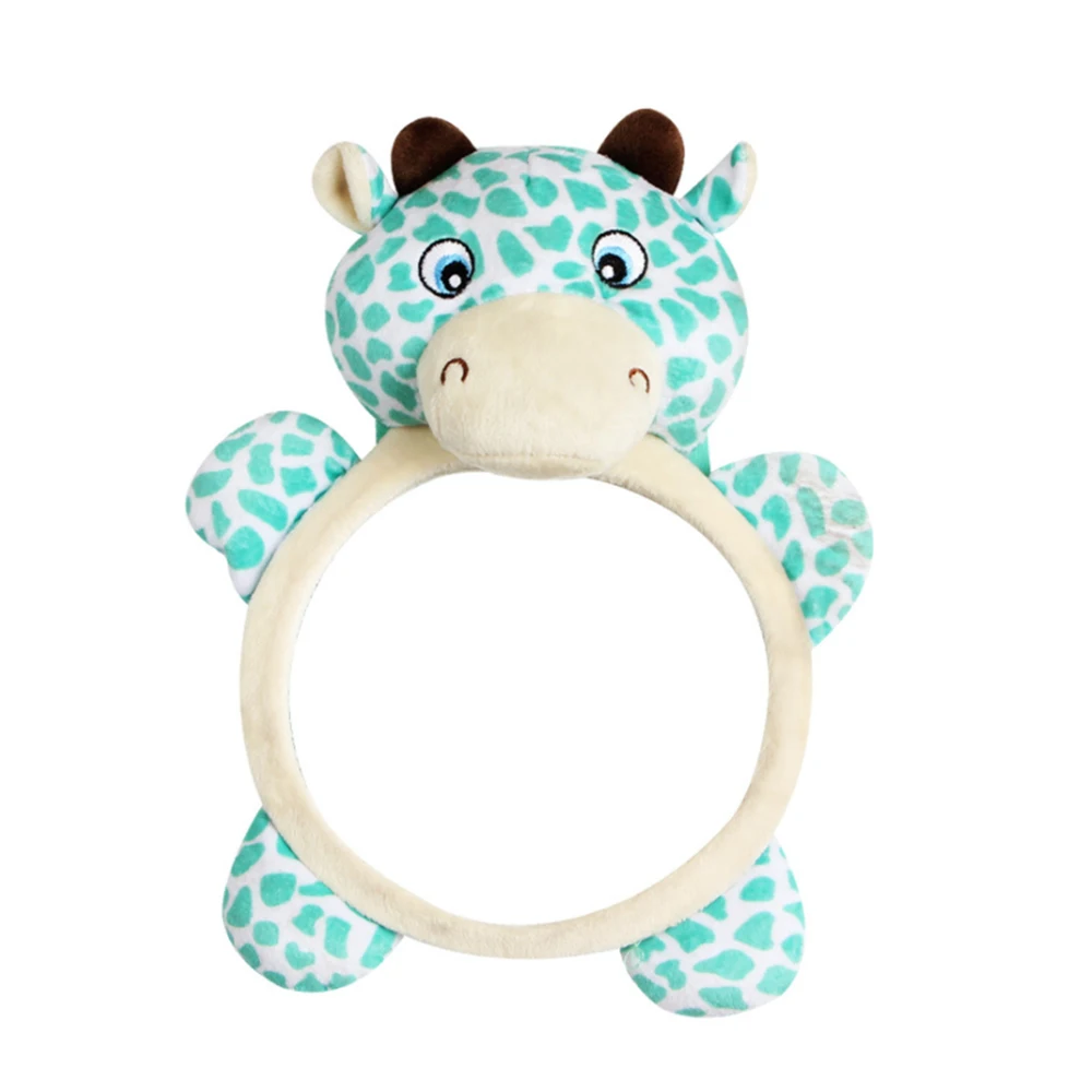 Cute Plush Animal Soft Toy Girrafe Baby Car Mirror Car Safety Back Seat