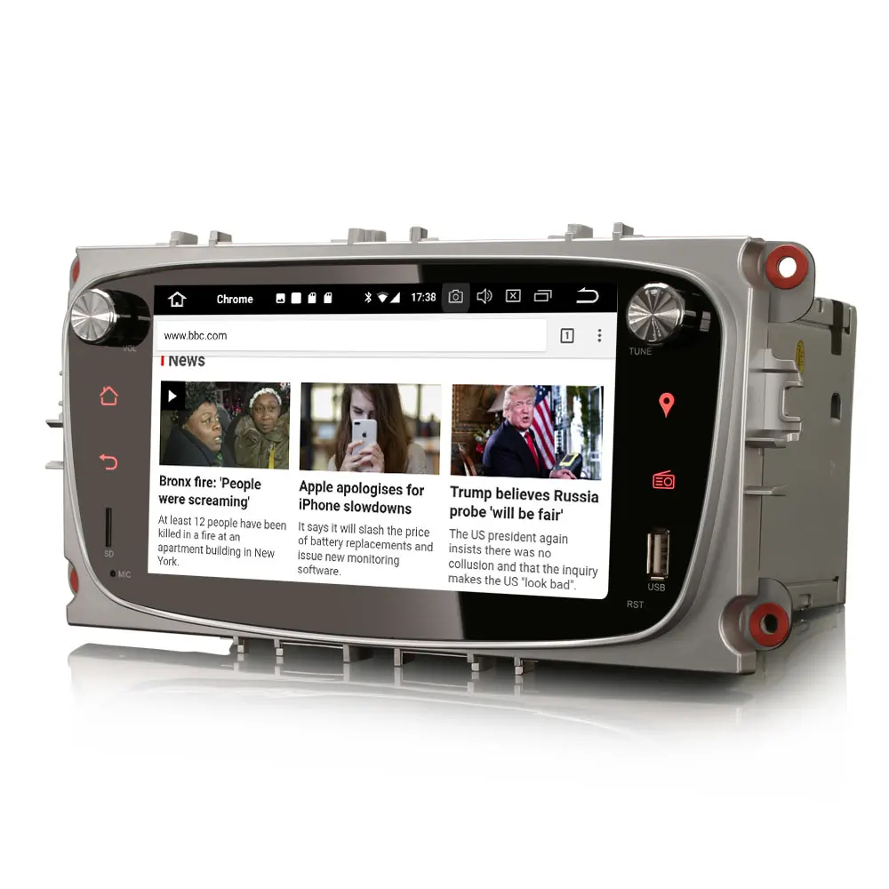 Best 7" Android 9.0 OS Car DVD Multimedia GPS Radio for Ford Focus 2007-2010 & S-Max 2008-2011 & C-Max 2008-2010 & Galaxy 2010-2011 5