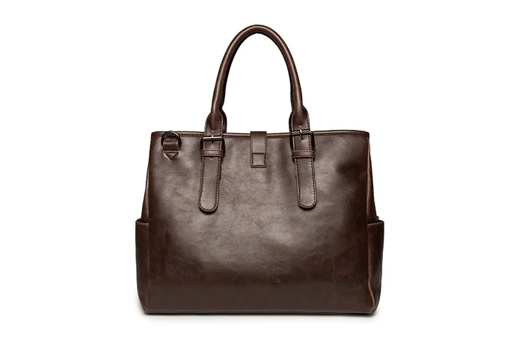 Мужской портфель сумка высокого качества Бизнес известный бренд PU кожа сумки через плечо мужские Офисные Сумки LI-2515