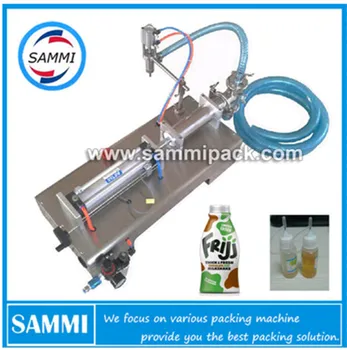 

High precision G1WY-2500 Pneumatic single head liquid filling machine for alcohol, chemical 1000 to 2500ml