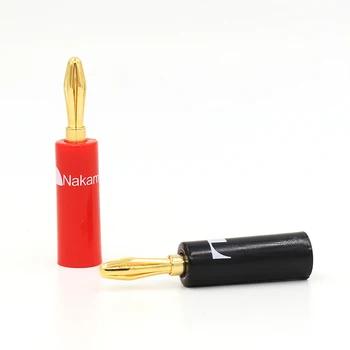 

12pcs Nakamichi use Banana Plug Connector 24K Gold Plated speaker cable plug