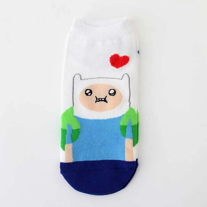 Забавные носки с принтом аниме, оригинальные женские носки из дышащего хлопка в стиле хип-хоп, Забавные милые женские носки, подарки для женщин - Цвет: 5