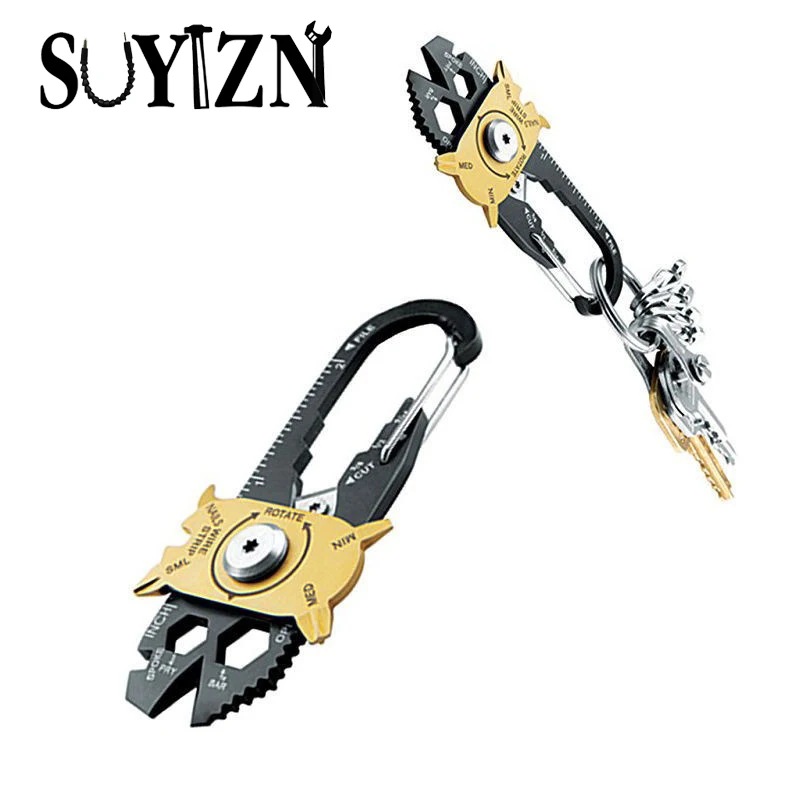 

20 In 1 Outdoor Multitool Camping Survival Key Organizer A Set Of Keys Screwdriver Set Auto Repair Tool Opening Tools SYZ2560