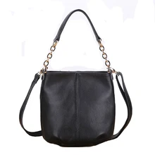 new 2014 women handbag messenger bags women leather handbags genuine leather vintage Female black cross body messenger bag F012