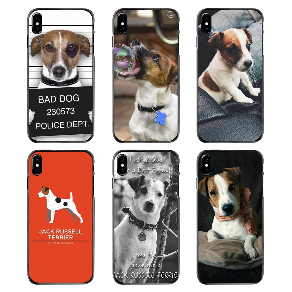 For Samsung Galaxy A3 A5 A7 A8 J1 J2 J3 J5 J7 Prime 2015 2016 2017 I Love My jack russell Terrier dog puppy Art Hard Phone Cover |