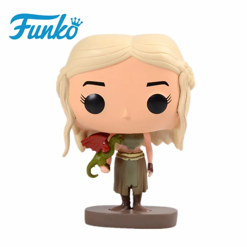 FUNKO POP TV: Виниловая фигурка кукол Игра престолов даенерис халеси Джон Сноу модель
