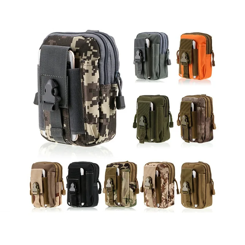 

Outdoor Tactical Molle Pouch Belt Waist Pack Bag Military Waist Fanny Pack Phone Pocket Holster Moll Pouch Purse Phone Case