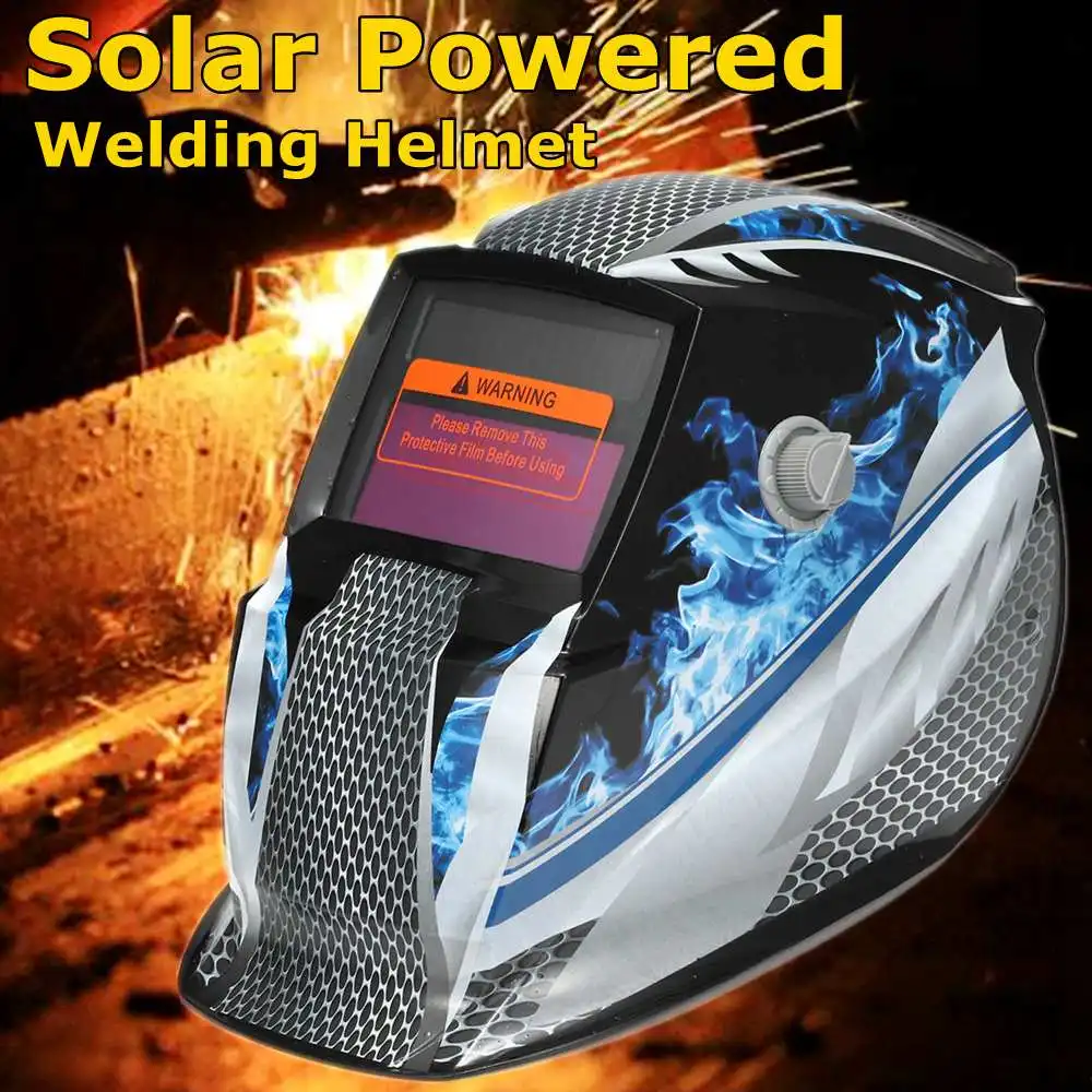 

Solar Automatic Darkening Adjustable Welding Helmets Shade Range 4/9-13 MIG ARC Electric Welding Mask Welder Protective Gear