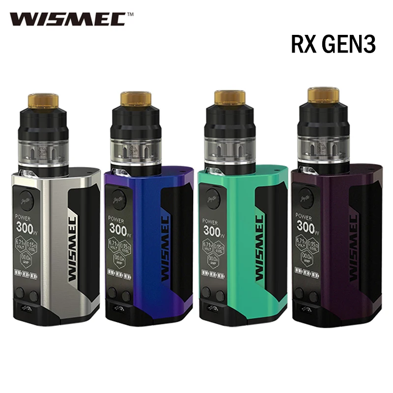 

Wismec Reuleaux RX GEN3 box mod vape with GNOME Atomizer Kit elektronik sigara Wismec cigarette electronique