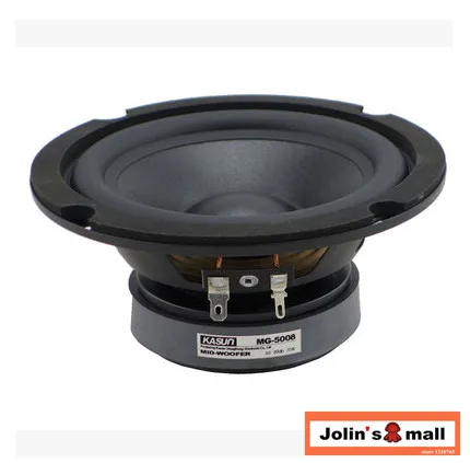 Kasun MG5008 5 дюймов mid bass HiFi динамик 6 Ом 70 Вт 2 шт./лот