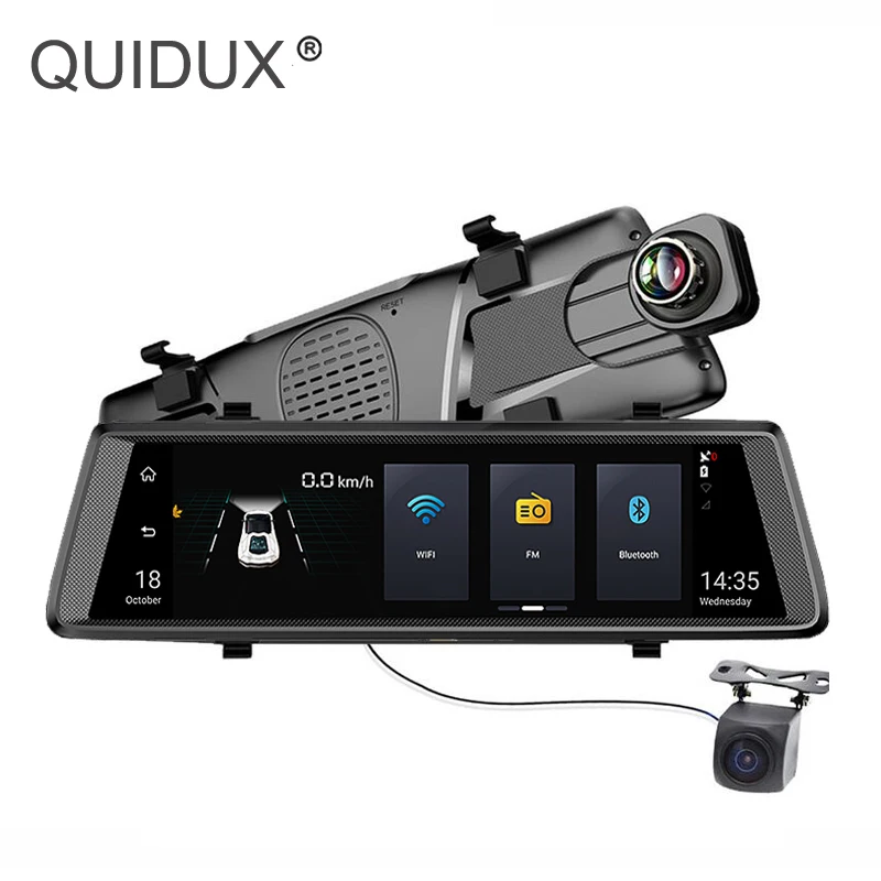 

Android 4G Car DVR 10" IPS Rearview Mirror ADAS GPS Navigetor FHD 1080P Video Camera Recorder Bluetooth WIFI 16G Android Dashcam