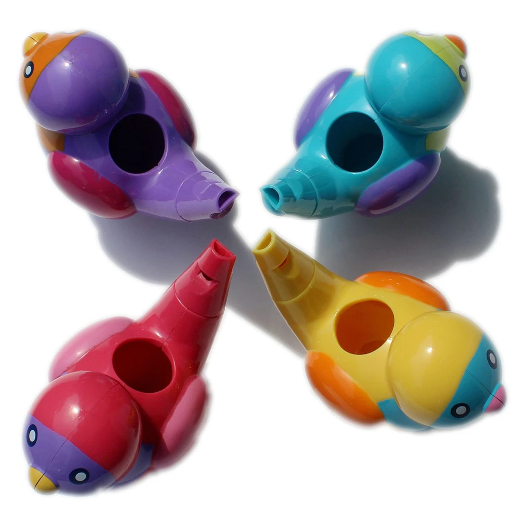 Дети ребенок ветер Прекрасный Птица душ свисток водные игрушки для ванной ребенок музыкальный гаджет Красочные ABS развивающие игрушки